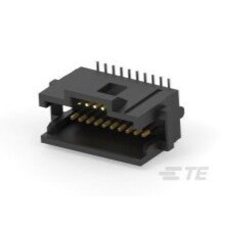 TE CONNECTIVITY Board Connector, 20 Contact(S), 2 Row(S), Female, Straight, Solder Terminal, Black Insulator 2-1825601-0
